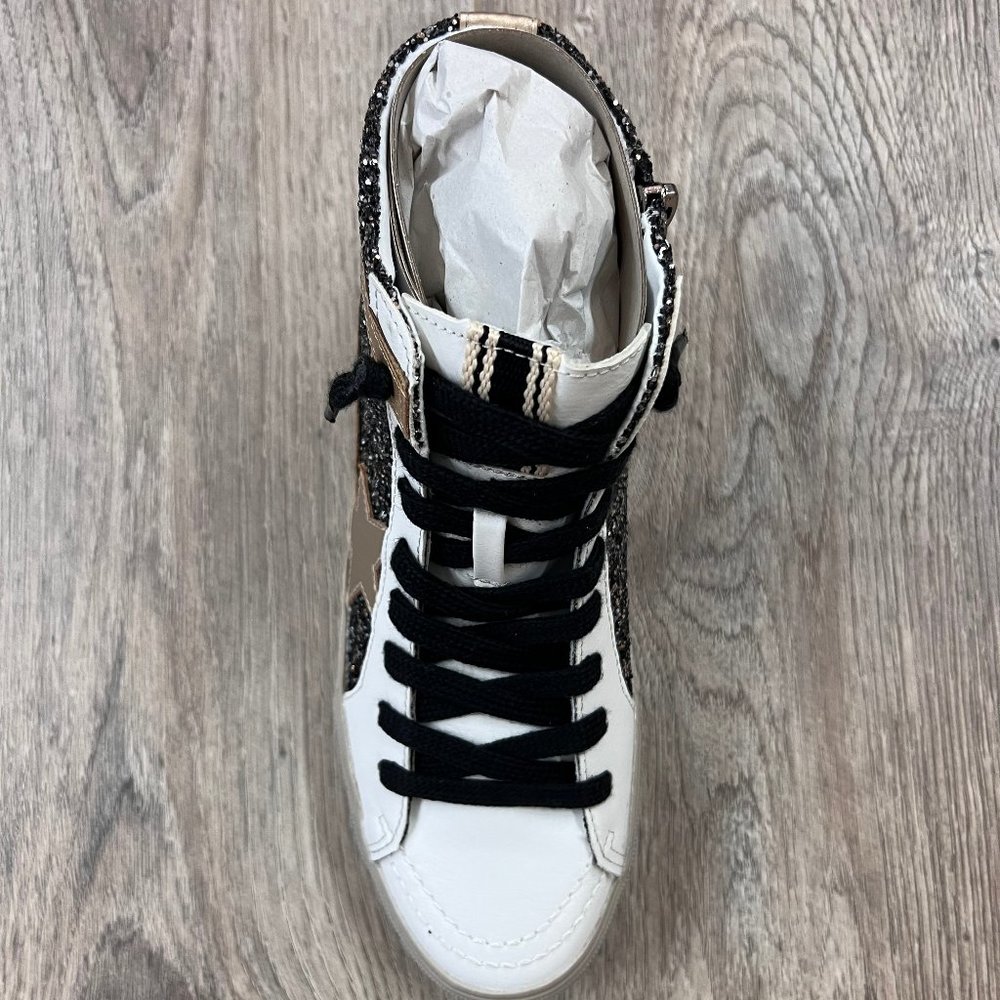 NWT ShuShop Pia Black Sneakers